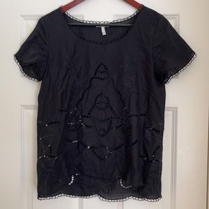 Joie Embroidered Top